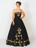 Black Polynaise haute couture.