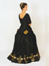 Black Polynaise haute couture.