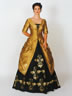 Gold Polynaise haute couture.